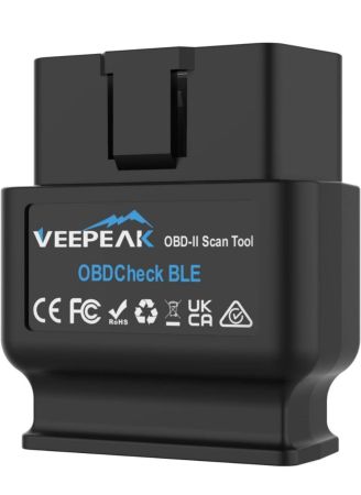 جهاز فحص المحرك Veepeak OBDCheck BLE Bluetooth OBD II Scanner، قارئ أكواد ضوء فحص المحرك، أداة فحص تشخيصية ثنائية الوضع تعمل بتقنية البلوتوث لنظامي التشغيل iOS وAndroid