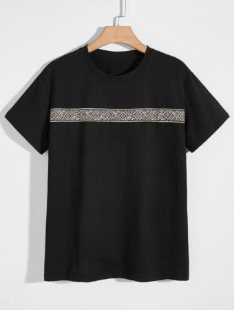 Manfinity Men Graphic Print Short Sleeve Tee