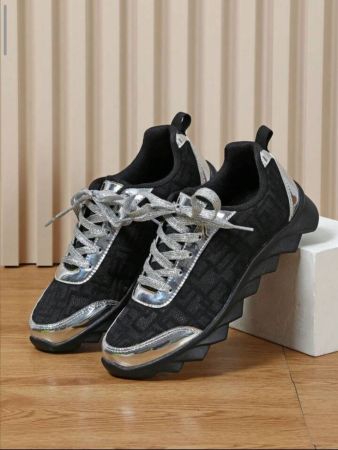 Breathable Mesh Fabric, Multi-color, Fashionable And Casual, Low-cut Sneakers, Suitable For Walking To School, Available All Seasons, Retro Running Shoes, Perfect For Valentine's Day Date And Couples.