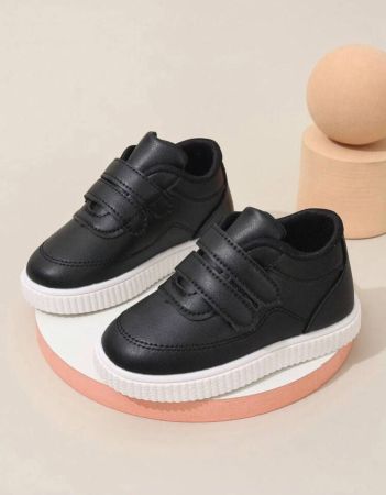 Black Lightweight Fashionable Outdoor Baby Sneakers