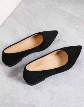 Ladies Summer New Simple Style Slip-On Pointed Toe