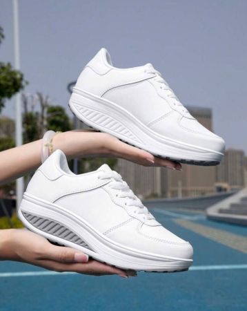 حذاء رياضي نسائي كاجوال قابل للتنفس بنعل مطاطي عالي ممتص للصدمات