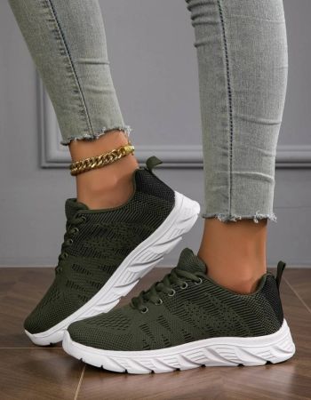 2023 أحذية نسائية كاجوال غسيلة قابلة للغسل بسيطة بنمط كروشيه مجدول خفيفة الوزن وقابلة للتنفس، مناسبة للجري والمشي والرياضات الخارجية