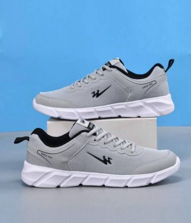 حذاء رياضي جديد من شبكة التهوية الخريفي و الربيعي 2024 للرجال ، بنعل ناعم و مضاد للانزلاق، خفيف الوزن و عصري بتصميم مسطّح للطلاب