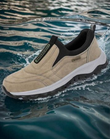 زوج واحد من الأحذية الرياضية الرجالية الكاجوال القابلة للتنفس، أحذية التدريب الرياضية، أحذية الركض الكاجوال العصرية