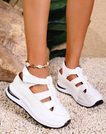 صنادل نسائية ذات منصة موضة ربيع 2025 الجديدة، صنادل كاجوال سميكة الوحدة