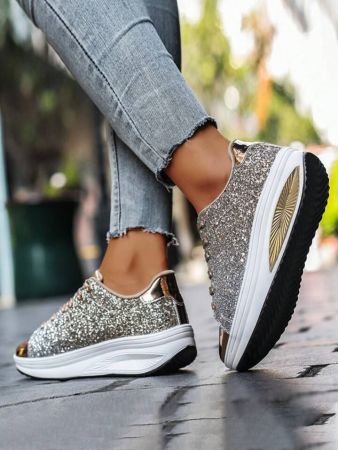 نساء مزخرف لامر رباط امامي حذاء حزاز , رياضي حذاء رياضي