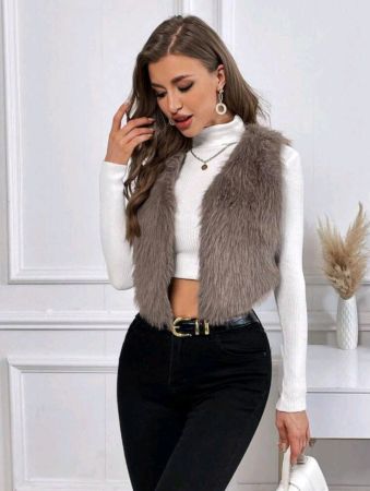 معطف نسائي مفتوح من الأمام من بريفيا