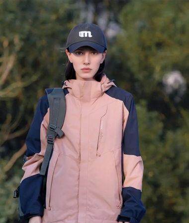 TRVLWEGO-سترة مع غطاء للرأس مضادة للماء للنساء ، معطف مطر للتنزه في الهواء الطلق ، سترة واقية دافئة للتخييم ، وركوب الدراجات ، والتسلق ، والخريف