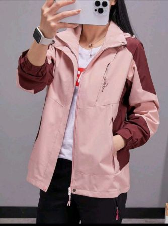 سترة نسائية مقاومة للرياح بألوان متعددة مناسبة للربيع والخريف، مناسبة للرياضة الخارجية والجري وتسلق الجبال وخفيفة الوزن وقابلة للتنفس بأكمام طويلة