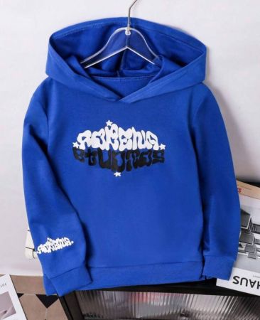 بلوزة هوديي بطبعة حرفية بأكمام طويلة للمراهقين الصبية