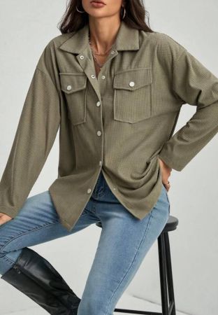 SHEIN Tall معطف ذو جيب رباط للربيع والخريف