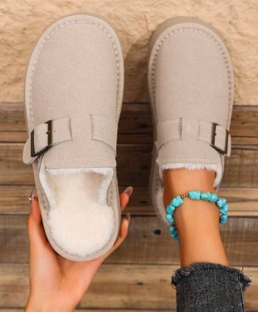 أحذية نساء كاجوال بحشو مبطن وكعب سميك عصري، أحذية كسول متناغمة مع أي إطلالة مناسبة للخريف