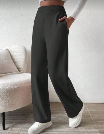 Calvaya بنطلون نسائي مبطن للحرارة مع جيوب