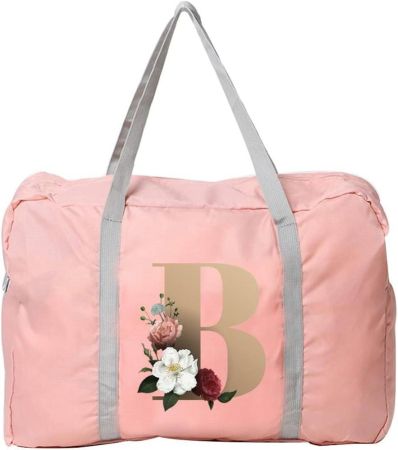 حقيبة كابينة مطبوعة بحروف أولية ذهبية مقاس 45 × 36 × 20 لخطوط إيزي جيت الجوية، حقيبة سفر تحت المقعد، حقيبة يد، حقيبة يد محمولة، حقيبة عطلة نهاية الأسبوع، حقيبة سفر قابلة للطي، حقيبة رياضية ولياقة بدنية (ذهبية B)