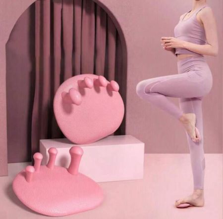 قطعتان من أدوات تدريب قوس القدم للخلف وخارج الإبهام والساق، تمرينات تجميل، تدريب القاع الباطني، ألعاب رياضية، تمارين رياضية منزلية، بيلاتس، يوجا، تدريب منزلي