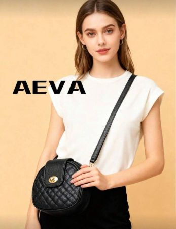 حقيبة كتف نسائية خفيفة الوزن للتسوق الخارجي باللون الأسود، ذات 3 طبقات وجيوب سحاب متعددة، حزام قابل للتعديل، بنمط مبطن مرصع بالماس، حقيبة كتف عملية متعددة الاستخدامات للتسوق والمواعدة والعطلات والتنقل