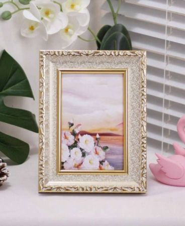 1 إطار صورة من الراتنج على الطراز الفرنسي العتيق، للتركيب على الطاولة أو الحائط، خيارات الحجم 5/6/7 بوصة، مناسب للصور المغلفة، ديكور المنزل لغرفة المعيشة، المدخل، طاولة غرفة النوم، ذكريات العائلة، صور فنية، صور الأطفال