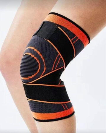 surecool 1قطعة من الحماية المرنة للركبة ذات النمط الشريطي كملحق لصالة الألعاب الرياضية، لدعم الركبة