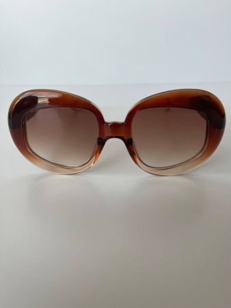 ماڤن - نظارات شمسية نسائية أنيقة بتصميم هندسي بيضاوي دائري كبير الحجم