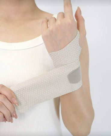 تعليقة دعم معصم سوبر رقيقة بخطاف وحلقة للرياضة واللياقة واليوغا والريشة الطائرة والتنس، لتغليف المعصم وتوفير الضغط