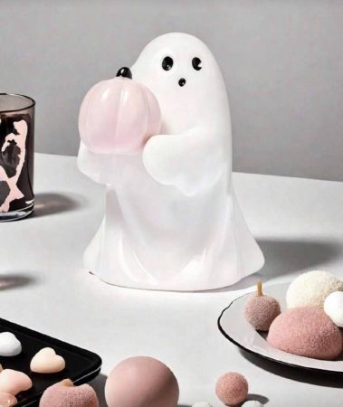 1 قطعة ديكور شبح هالوين قديم، تمثال راتنجي لشبح على المكتب، ديكور منزلي، ديكور مكتبي، ديكور لحفلات عيد الهالوين، إكسسوارات هدايا، ديكور خريفي، ديكور غرفة