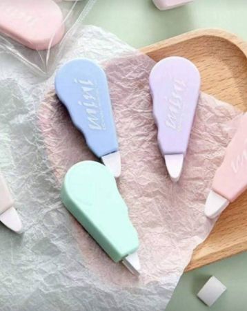 6 حبات شريط تصحيح لون موراندي، شريط تصحيح مصغر للطلبة للتصحيح الفوري،شريط تصحيح جميل.عودة للمدرسة