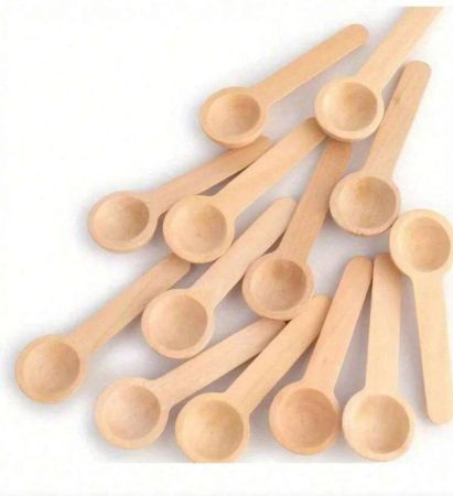 SHEIN 5  /  قطعة19   /  خشبية بمقبض  طويل للشوربة والقهوة والمربى والتوابل لاستخدامات المنزل والمقاهي والطهي الإبداعي والمطبخ وعيد الحب والزواج وأعياد الميلاد