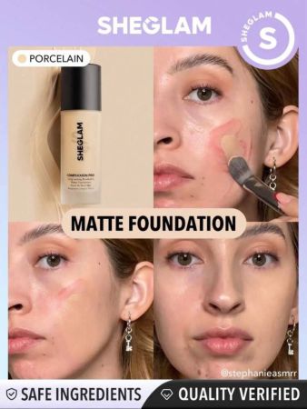 SHEGLAM Complexion Pro Long Lasting Breathable Matte Foundation Sample